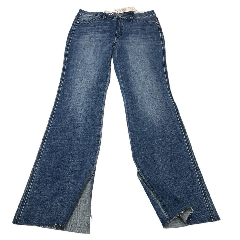SEVEN7 Jeans The‎ Bombshell High Rise Bootcut Split Hem Denim Womens Size 12